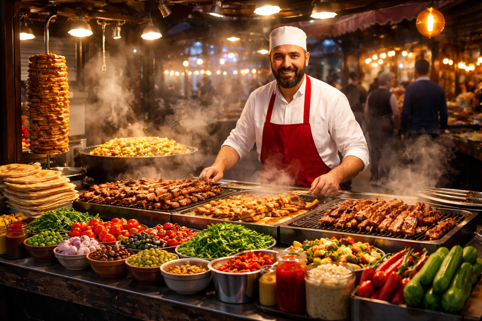 Sokak yemek tezgahı