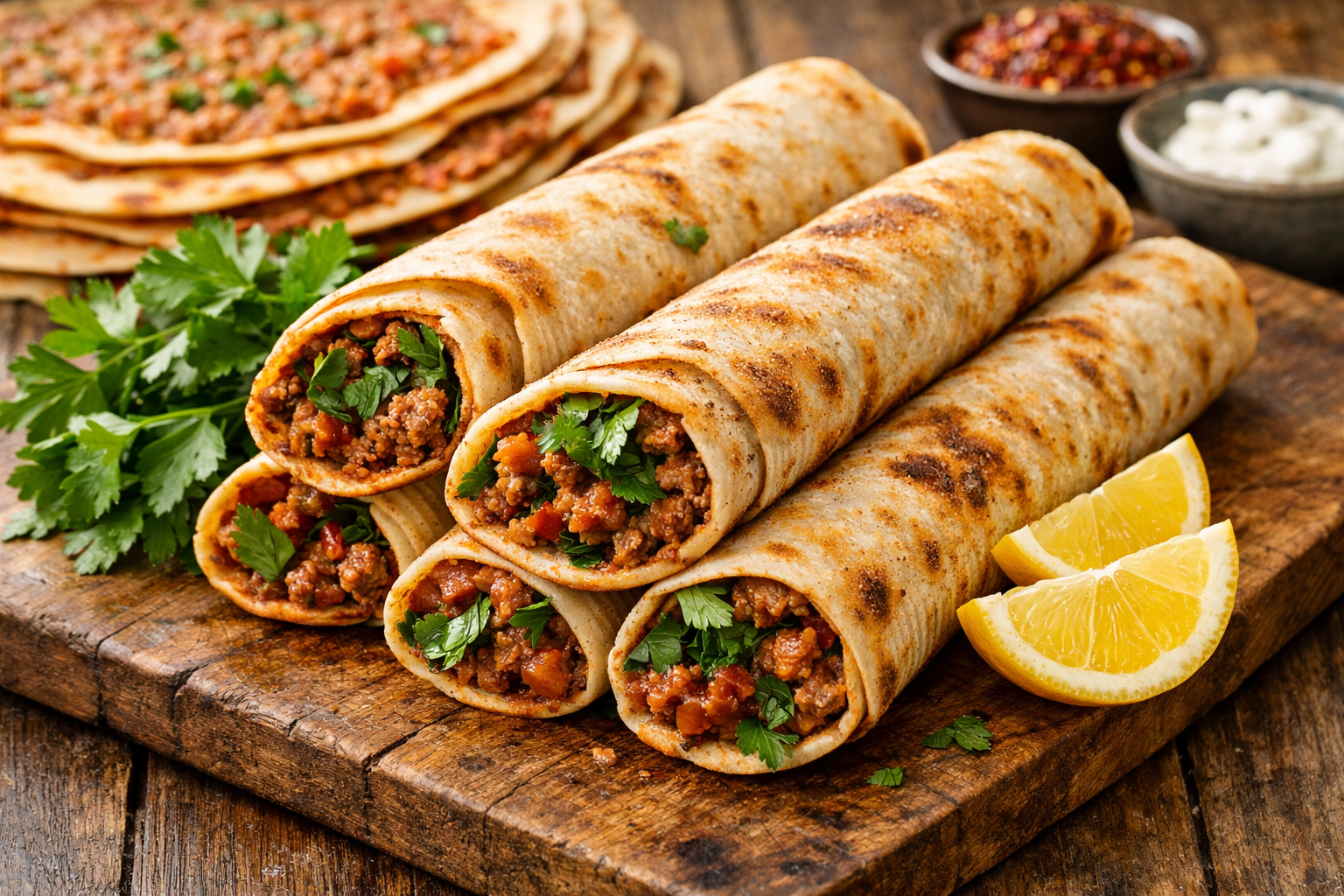 Ev yapımı lahmacun
